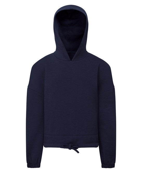 Kids TriDri® recycled cropped oversize hoodie