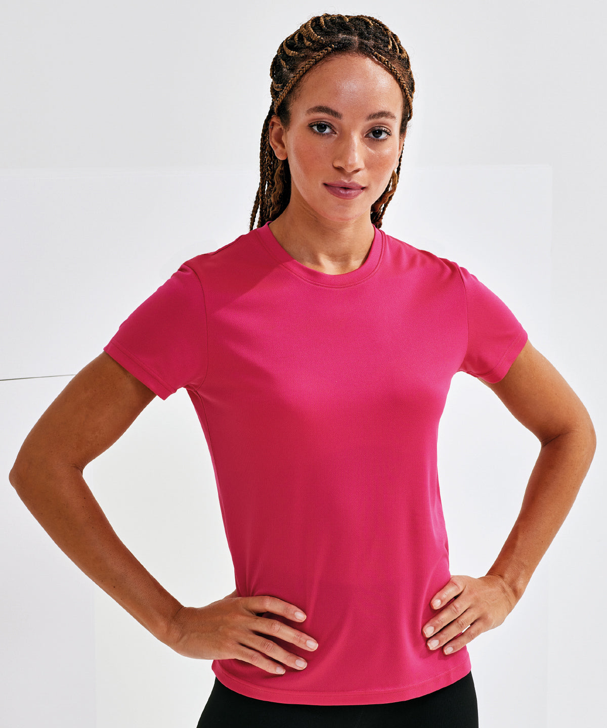 Women's textured recycled tee