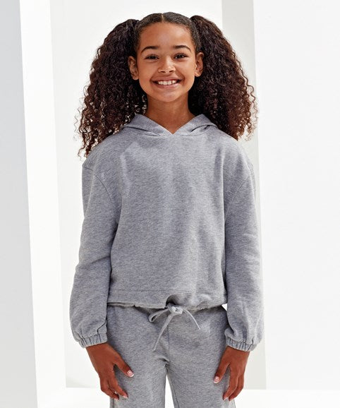 Kids TriDri® recycled cropped oversize hoodie