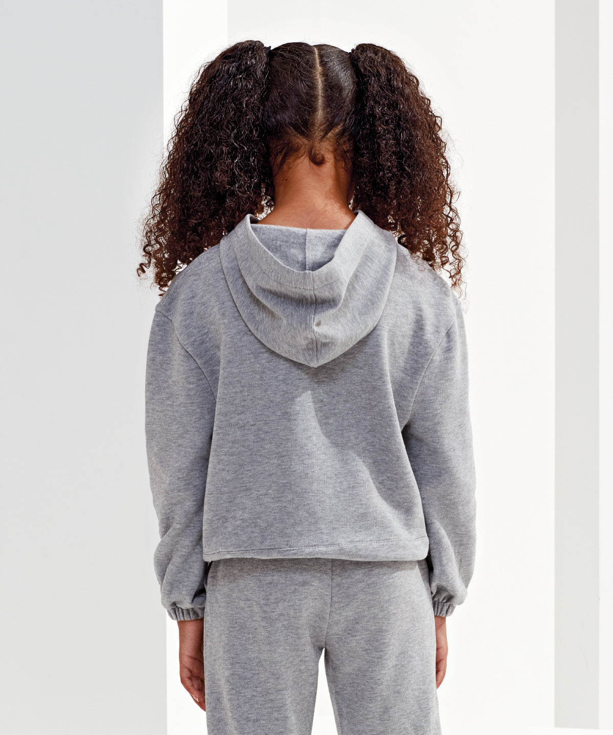 Kids TriDri® recycled cropped oversize hoodie