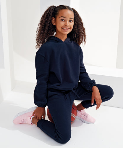 Kids TriDri® recycled cropped oversize hoodie