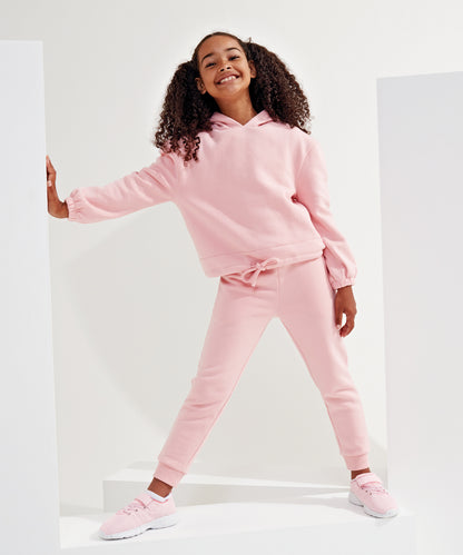 Kids TriDri® recycled cropped oversize hoodie