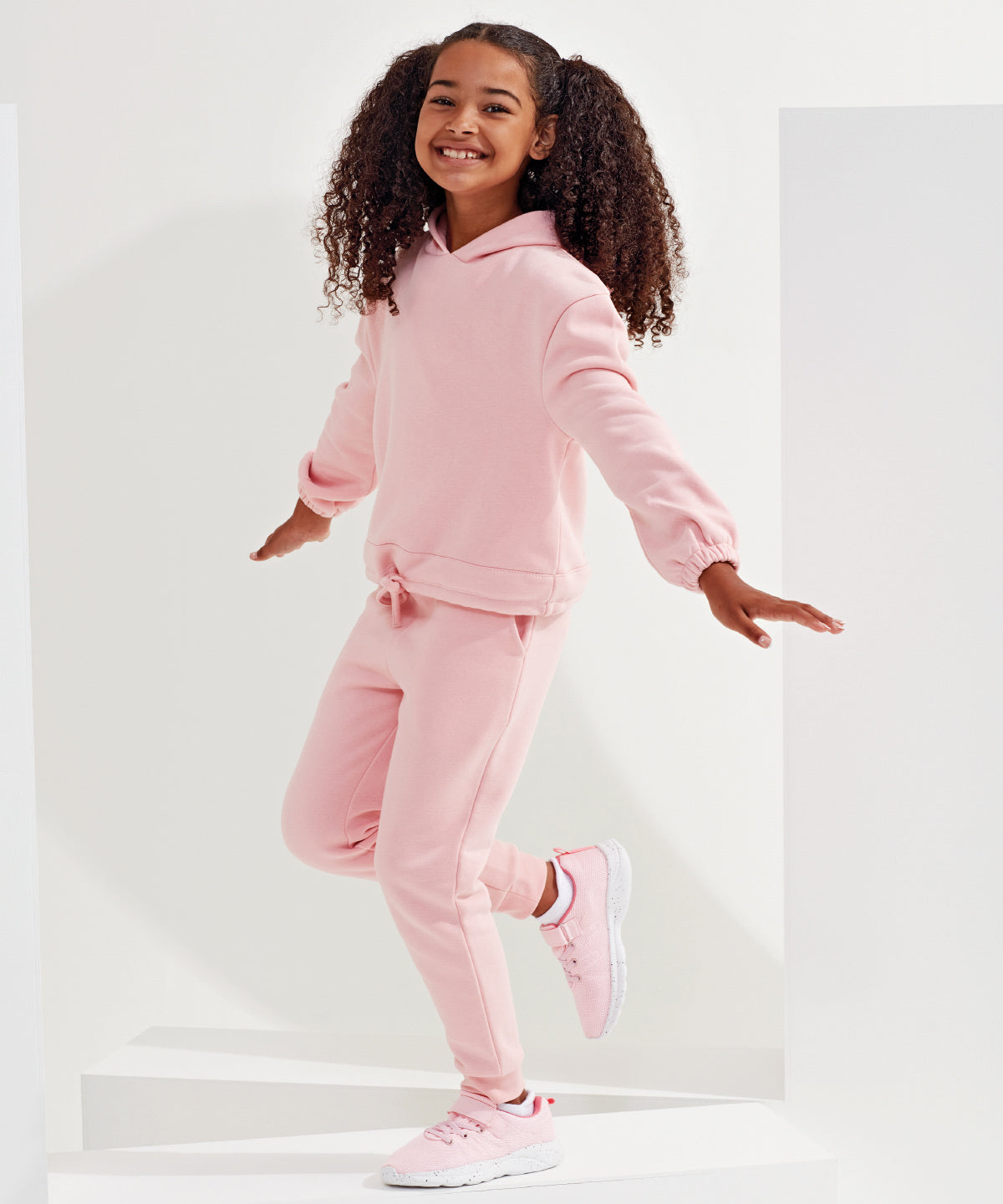 Kids TriDri® recycled cropped oversize hoodie