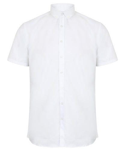 Modern short sleeve Oxford shirt