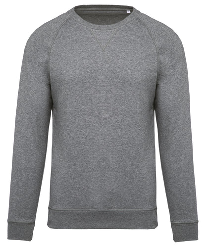 Men's organic cotton crew neck raglan sleeve sweatshirt