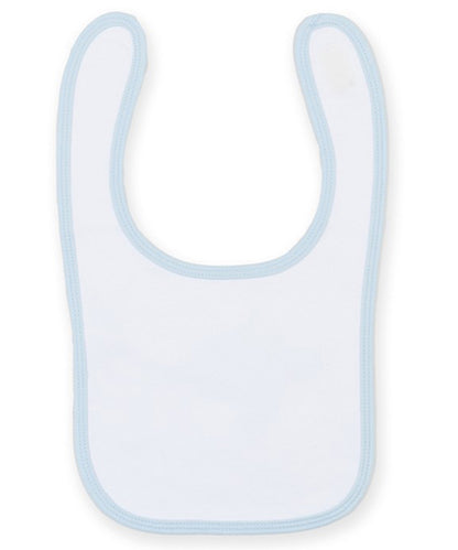 Plain and contrast bib