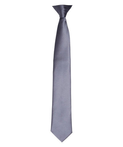 'Colours' satin clip tie
