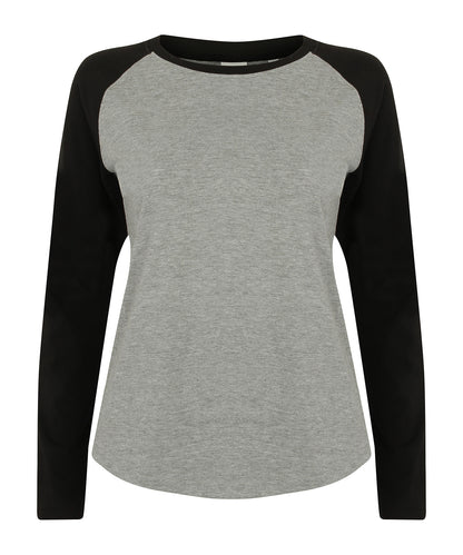 Women's long sleeve baseball t-shirt