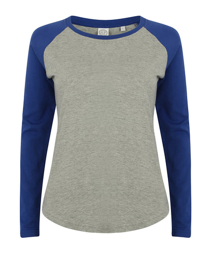 Women's long sleeve baseball t-shirt