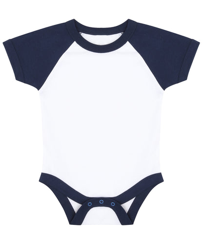 Essential short-sleeved baseball bodysuit