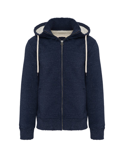 Vintage sherpa-lined fleece jacket