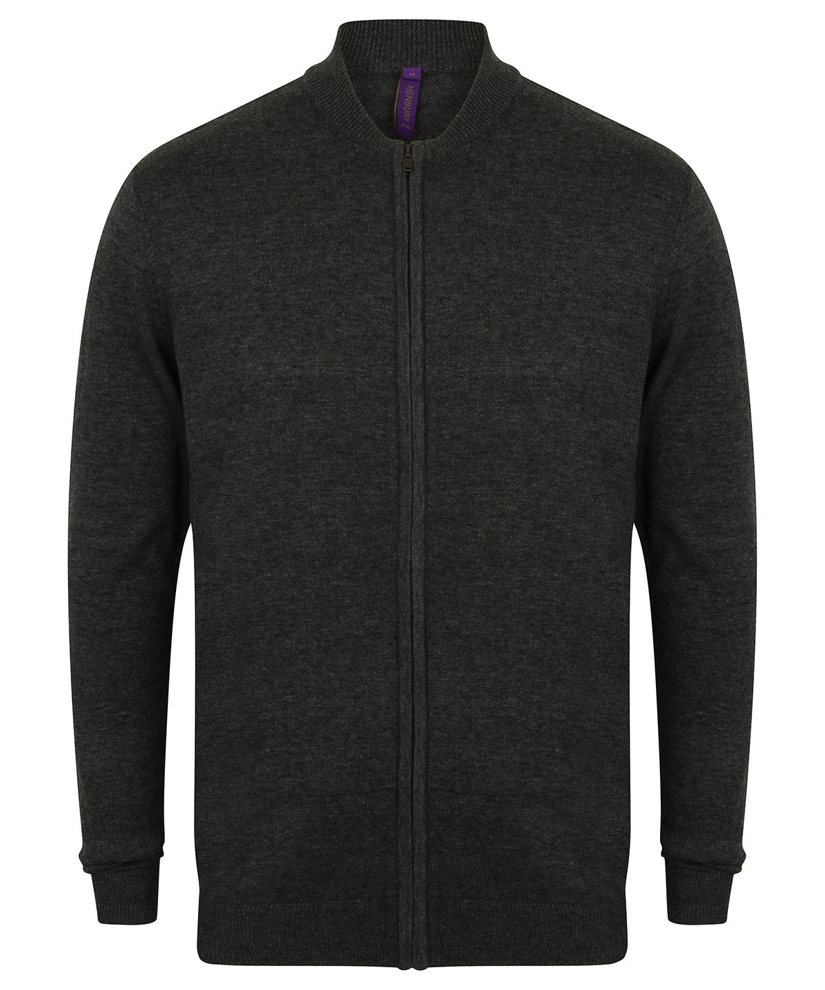 Unisex zip-through cardigan