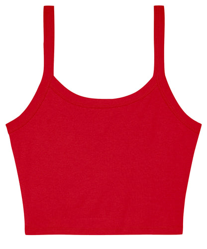 Women’s micro rib spaghetti strap tank