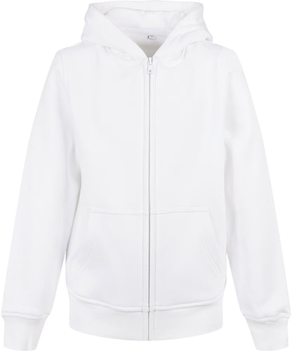 Organic kids basic zip hoodie