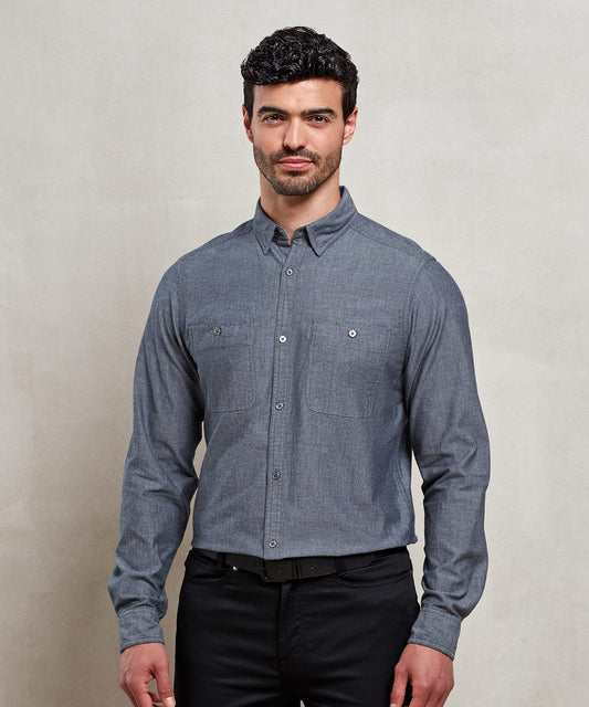 Men’s Chambray shirt, organic and Fairtrade certified